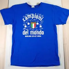 サッカー ワールドカップ 2006 イタリア優勝記念 Tシャツ　SIZE:M