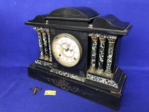 ★０８―６７７★置時計　ANSONIA CLOCK アンソニア 動作不良 ジャンク品 インテリア アンティーク ゼンマイ式 振り子時計 レトロ[160]