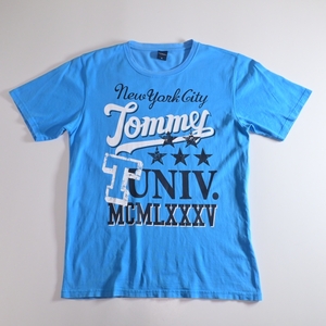 SC TOMMY 水色 Tシャツ メンズXL