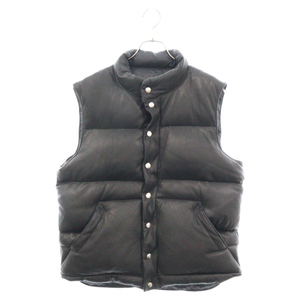 FINE CREEK LEATHERS ファインクリークレザーズ Law Deerskin Vest ローディアスキンダウンベスト ブラック