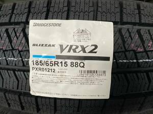 【タオル付き 2023年製】送料込み 51,200円～ 個人宅宛てもOK！ 2023年製 VRX2 185/65R15 88Q ブリヂストン 冬タイヤ 正規品 在庫有 日本製