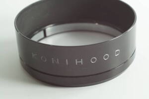 289『送料無料 並品』KONIHOOD 51mm フィルター径49mm カブセ式 標準用メタルフード