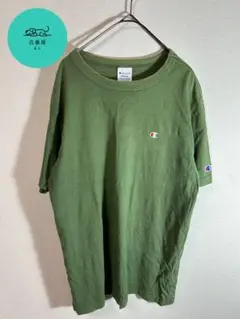 444  Tシャツ　チャンピオン　メードインUSA  グリーン