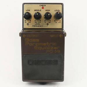 【中古】ベース パラメトリックイコライザー エフェクター BOSS PQ-3B Bass Parametric Equalizer ボス パライコ ベースエフェクター