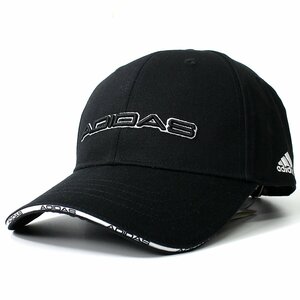 新品 アディダス ゴルフ リニアロゴ メンズ キャップ 帽子 57-60 フリーサイズ adidas GOLF CAP 黒 ブラック ロングシーズン ◆CG2371