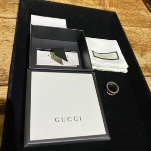 79 GUCCI グッチ リング 指輪 シルバーリング　Gリング　10号　箱違い　アクセサリー 20240920