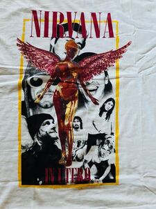 復刻　Vintage NIRVANA ヴィンテージ ニルヴァーナ INUTERO ユーロツアー