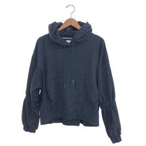 ◆DOUBLE STANDARD CLOTHING ダブルスタンダード パーカー サイズ:F◆2508-030-231 ネイビー レディース プルオーバー 裏ボア ESSENTIAL