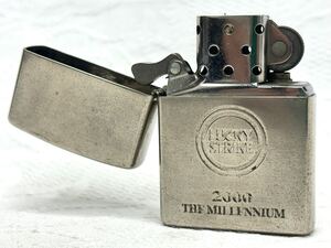 LUCKY STRIKE Zippo 2000 THE MILLENNIUM ジッポ ラッキーストライク 喫煙具 オイルライター タバコ 当時物 趣味 置物 煙草 グッズ 1円〜