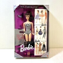 未開封 ヴィンテージ 1993 35th Anniversary barbie 35周年記念 1959 復刻版 バービー 人形 ブルネット DOLL ＆ PACKAGE TA1602