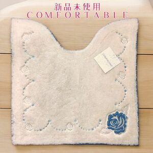  新品 トイレマット Comfortable バラ柄 刺繍 マット かわいい