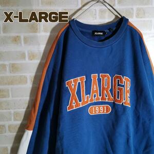 X-LARGE エクストララージ スウェット トレーナー アーチ ロゴ