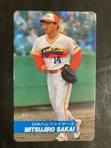 カルビープロ野球カード 92年 No.155 酒井光次郎 日本ハム 1992年 ① (検索用) レアブロック ショートブロック ホログラム 金枠 地方版