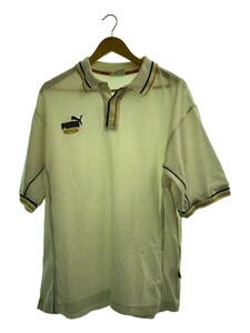 PUMA◆ポロシャツ/XL/コットン/WHT/701-70-1849