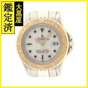 ROLEX　ロレックス　ギャラ有　U番　ヨットマスター　69623　ステンレス/イエローゴールド　SS/YG　ホワイト　レディース　自動巻き【432】