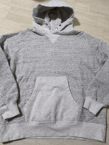 サイズ：M　美品　定価:14960円　MONKEY TIME(モンキータイム) / パーカー/コットン/GRY/TRY/FLC CLCS HOODIE　 プルオーバー 