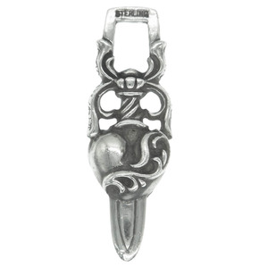 CHROME HEARTS クロムハーツ（原本無） DAGGER HEART ダガーハート ペンダント トップ【中古】