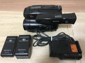 SONY 8mmビデオカメラ CCD-TR222HANDYCAM バッテリー 