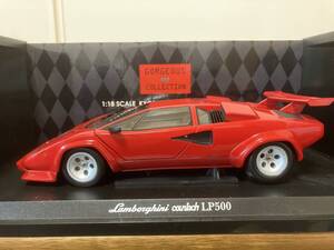 京商 1/18 LAMBORGHINI COUNTACH LP500 RED 京商 ランボルギーニ カウンタック LP500 赤 古い物の割に、程度良好かと思います 蘇える金狼