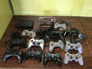 SONY Playstation PS3 PS2 PS1 14controllers working ソニー プレステ PS3 PS2 PS1 コントローラ 14台 動作品有 D964T