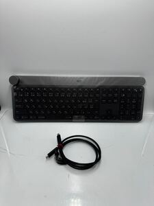 S1597) 未使用 LOGICOOL ロジクール キーボード Y-R0064 CRAFT ワイヤレスキーボード レシーバー欠品 本体のみ （壬2）