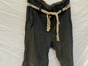 珍しい 裏地付き ズボン TROUSERS 当て布 リペア JAPAN VINTAGE ジャパンヴィンテージ 30s40s butbeautiful アートピース 昭和 戦前 戦後