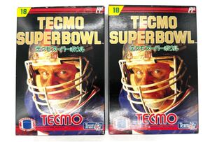 【おそらく新品未使用】任天堂 FC ファミコンソフト TECMO SUPERBOWL テクモスーパーボウル 2点セット　まとめ売り