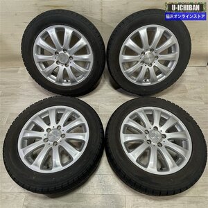 ベンツ Aクラス Bクラス ユーロフォルシュ 6-16+46 5H112 グッドイヤー アイスナビZEAⅡ 205/55R16 16インチ スタッドレス 4本セット 009k