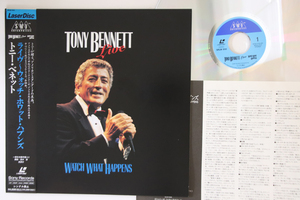 LASERDISC Tony Bennett Live - Watch What Happens SRLM850 SONY /00600