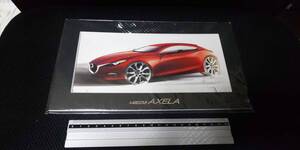 ■マツダ アクセラ デザイナーズスケッチ プレゼント キャンペーン 当選 未使用 未開封　mazda Axela 3