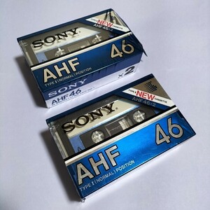 【未開封4本】カセットテープ★SONY★ソニー★AHF★AHF46★ノーマルカセットテープ★②