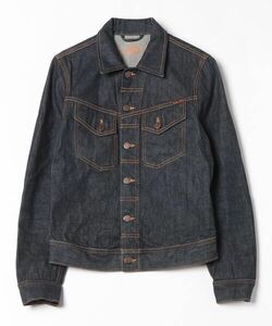 「Nudie Jeans」 デニムジャケット X-SMALL ブルー レディース