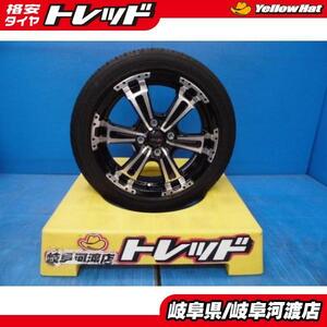 新品ホイール 中古 タイヤ セット ダンロップ エコファイン ３本 プラクティバ １本 165/55R15+ VENES SUV 15インチ 軽自動車