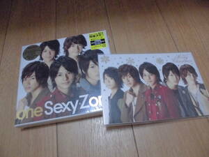 即決　送料込み　one Sexy Zone 初回限定盤　1st ALBUM CD+DVD　クリスマスカードおまけ　　新品・未開封