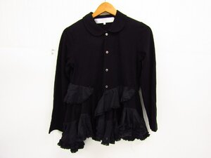 Tao COMME des GARCONS タオ コムデギャルソン 長袖シャツ 丸襟 フリル TI-T007 AD2021 SIZE：S★FL1039