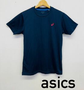 ★アシックス/asics★スポーツTシャツ バレーボール 紺 M レディース