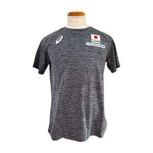 【新品】 Sサイズ アシックス トレーニングウェア 半袖 Tシャツ ASICS 日本代表 ブラック 2171A002