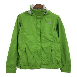 THE NORTH FACE ノースフェイス HYVENT マウンテンパーカー アウトドア ライトグリーン (レディース L) 中古 古着 R1693