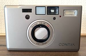 CONTAX T3 Sonnar 2.8/35 Carl Zeiss カールツァイス 通電確認済 動作未確認 フィルムカメラ コンタックス 現状品