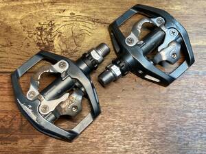 HU654 シマノ SHIMANO PD-HE500 ビンディングペダル 片面フラット SPD