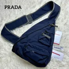 【希少】PRADA SPORT  90s アーカイブ ボディバッグ ネイビー