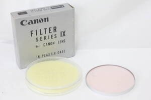 【美品 返品保証】 【元箱付き】 キャノン Canon Filter Series IX Skylight 1x フィルター v9363