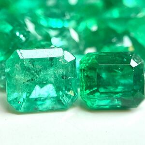 ★天然エメラルドおまとめ20ct★m ルース 裸石 宝石 ジュエリー jewelry emerald beryl ベリル 緑玉