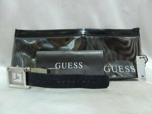 GUESS ゲス SWAROVSKI スワロフスキー スクエア 腕時計 中古品 ウォッチ WATCH