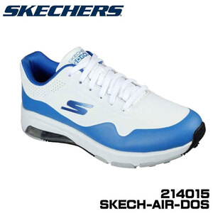 スケッチャーズ 214015 スケッチ エア ドス ゴルフシューズ 25.5cm ホワイト/ブルー(WHBL) 日本正規品 SKECHERS 2022 即納