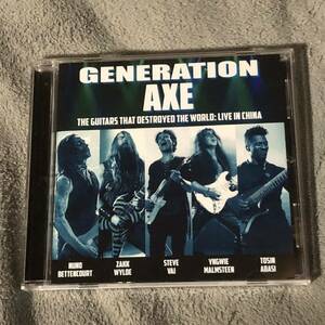 GENERATION AXE ヌーノ・ベッテンコート ザック・ワイルド イングウェイ・マルムスティーン スティーヴ・ヴァイ トーシン・アバシ 帯付き