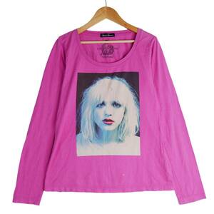 HYSTERIC GLAMOUR COURTNEY LOVE ヒステリックグラマー コートニーラブ ガール プリント 長袖 Tシャツ カットソー レディース F　3174E0