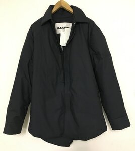 ◆国内正規 ジルサンダー JILSANDER　展示品タグ付 23AW ダウン ジャケット ハーフ ダウン コート J22AF0103 定価327800円 DARK BLUE 46