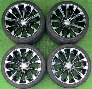 WALD ジャレット 22インチ タイヤホイールセット 265/40R22 タイヤ2021年製造 22×9 1/2J オフセット 20mm PCD 139.7mm 