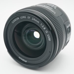 新品級 Canon キヤノン 単焦点レンズ EF24mm F2.8 IS USM フルサイズ対応